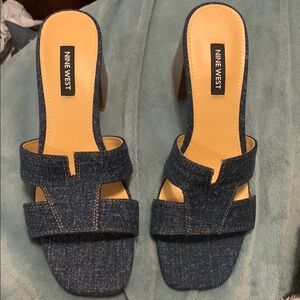 Nine West Women's Denim Sandals